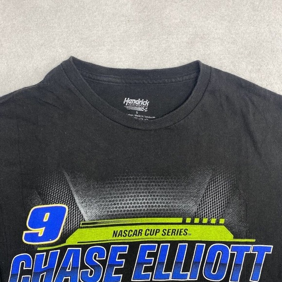 NASCAR Chase Elliott Graphic Racing Tee Thrifted Vintage Style Size L - Picture 10 of 11